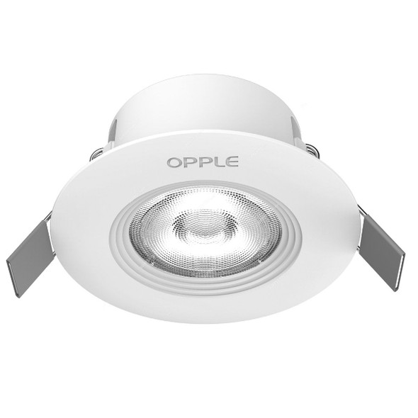 Opple LED Spotlight, 140060676, HS Series, 7W, 5700K, Cool Daylight
