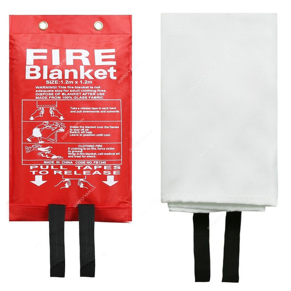 Fire Blanket, FB1240, Fibre Glass, 0.5MM, 1.2 x 1.2 Mtrs