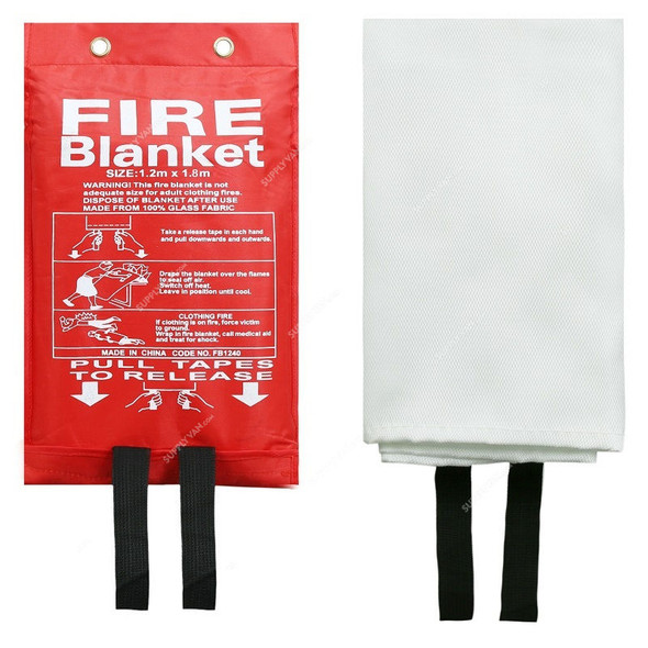 Fire Blanket, FB121830, Fibre Glass, 0.5MM, 1.2 x 1.8 Mtrs