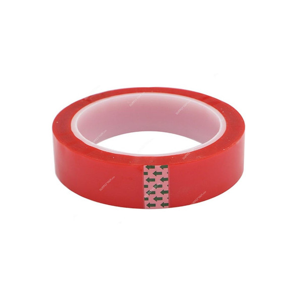 High Temperature Masking Tape, 24MM x 66 Mtrs, PET, Red