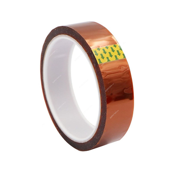 High Temperature Masking Tape, 24MM x 33 Mtrs, PET, Gold