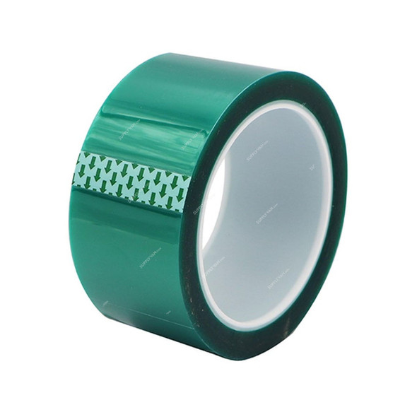 High Temperature Masking Tape, 48MM x 66 Mtrs, PET, Green