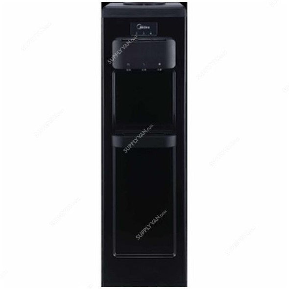 Midea Piano Button Top Loading Water Dispenser, YL1917SAE-BK, 3 Tap, Black