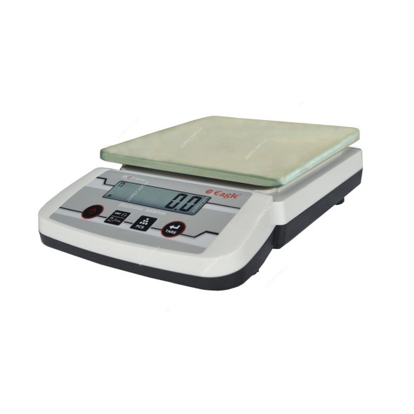 Eagle Mini Table Top Weighing Scale, ECO-3, ECON Series, 3 Kg, White