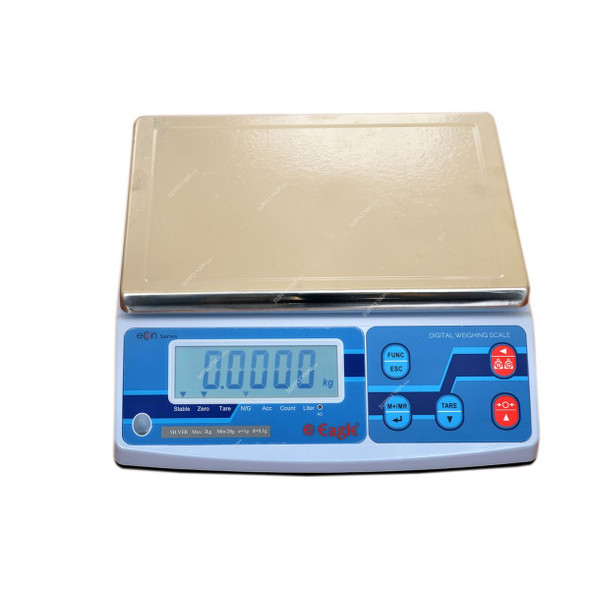 Eagle Precision Weighing Scale, Silver6, 6 Kg, Blue/Gold