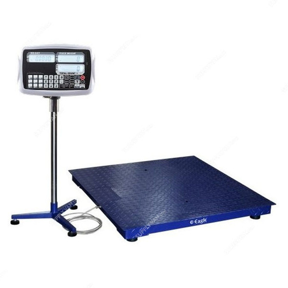 Eagle Counting Cum Floor Weighing Scale, PLT-12-M-CCB9, 3000 Kg Capacity, 1200 x 1200MM Platform