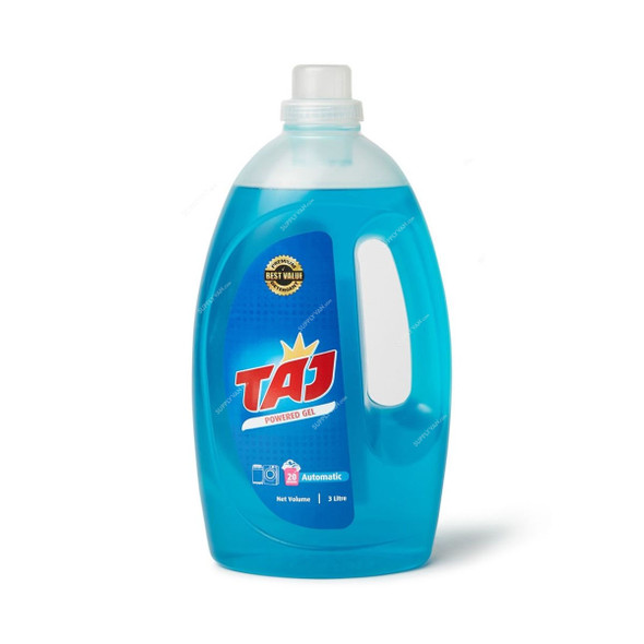Taj Powdered Detergent Gel, 3 Ltrs, 4 Pcs/Pack