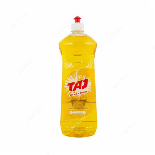 Taj Dishwashing Liquid, Lemon, 1 Ltr, 12 Pcs/Pack