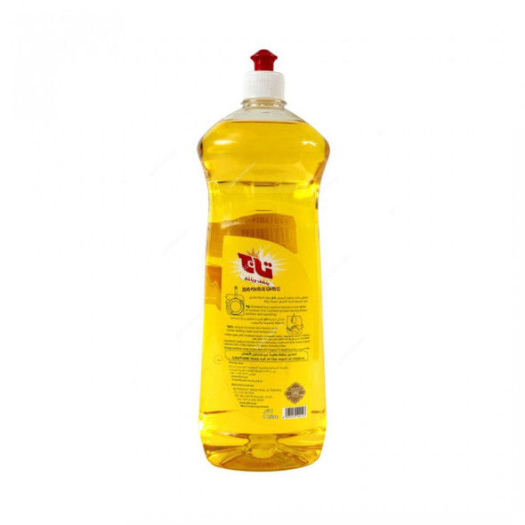 Taj Dishwashing Liquid, Lemon, 1 Ltr, 12 Pcs/Pack