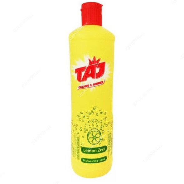 Taj Dishwashing Liquid, Lemon, 900ML, 12 Pcs/Pack