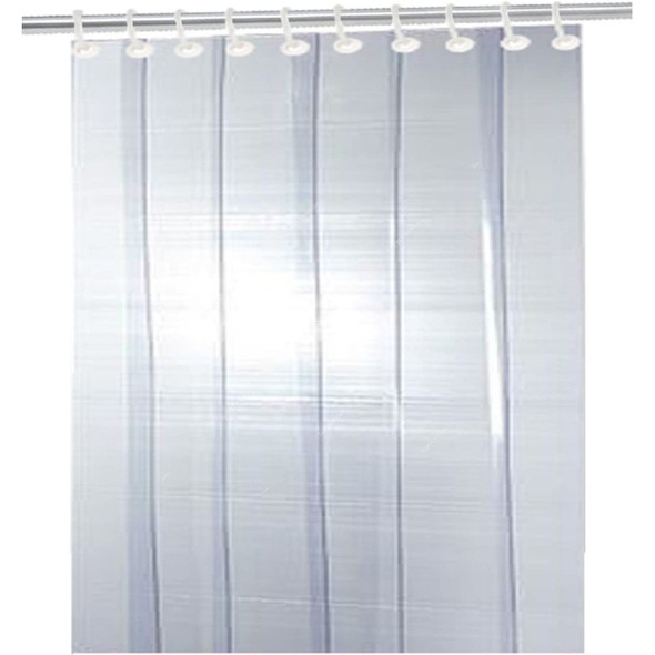 AC Curtain, 18 Yards x 1.4 Mtrs, PVC, Clear