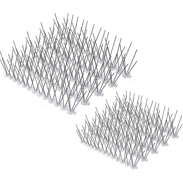 5 Root Bird Spikes, 50CM, 304 Stainless Steel, Silver