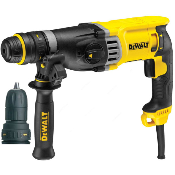 Dewalt 3-Mode SDS Plus Hammer Drill With QCC, D25144K-B4, 900W, 110V, 28MM