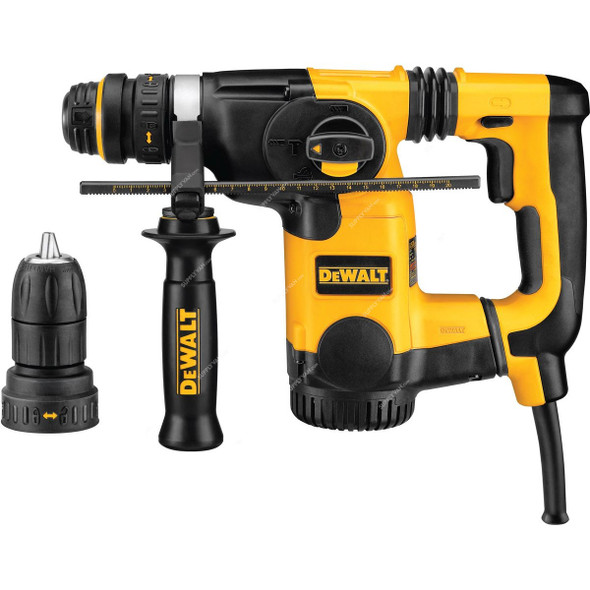 Dewalt L-Shape SDS Plus Combination Hammer With QCC, D25324K-LX, 800W, 110V, 26MM