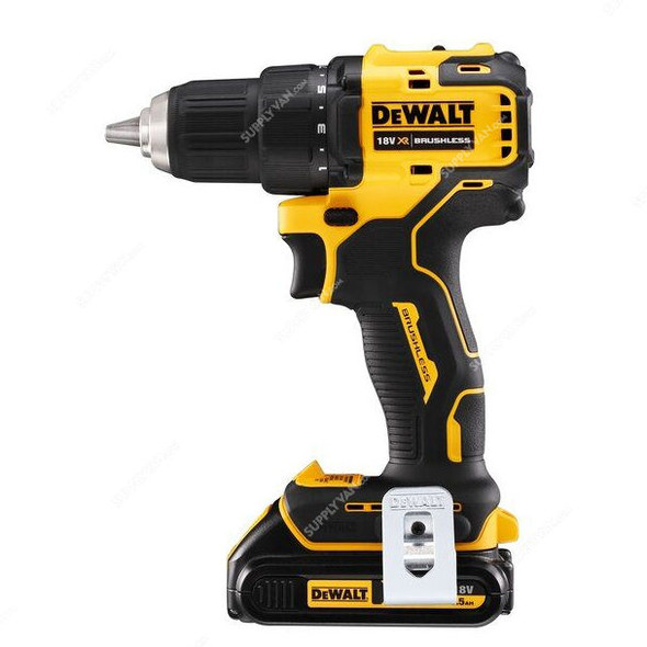 Dewalt Brushless Ultra Compact Drill Driver, DCD708S2T-GB, 2x 1.5Ah Battery, 1x 18V Charger