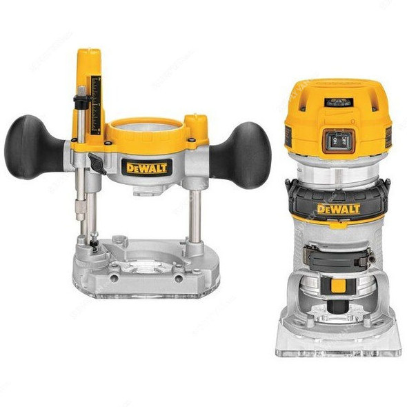 Dewalt Plunge and Fixed Base Router, D26204K-LX, 900W, 110V