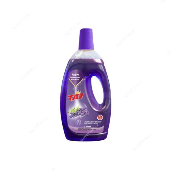 Taj Multi Action Cleaner, Lavender, 3 Ltrs, 4 Pcs/Pack