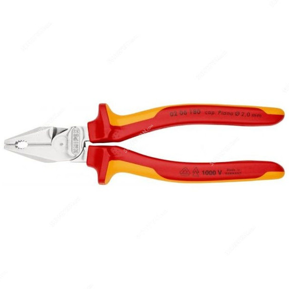 Knipex High Leverage Combination Plier, 0206180, 18MM