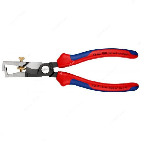 Knipex StriX Insulation Stripper With Cable Shear, 1362180, 180MM