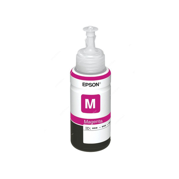 Epson Ink Bottle, T6643, 664, Magenta, 70ML