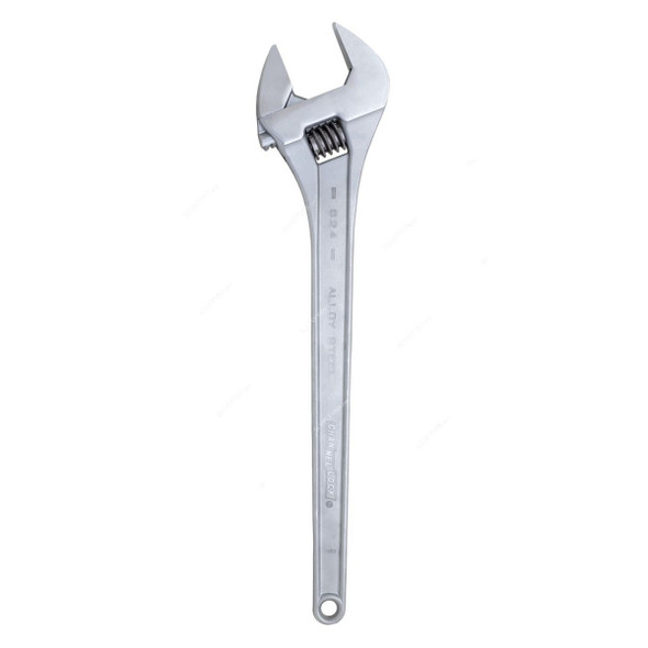 Channellock Adjustable Wrench, CL-824, 61.98MM Jaw Capacity, 24 Inch Length