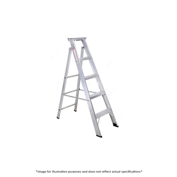 Zamil Platform Ladder, DPFP-07, Fiberglass, 2 Sides, 7 Steps, 2.10 to 3.80 Mtrs