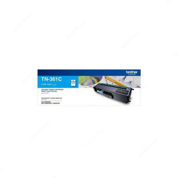 Brother Toner Cartridge, TN-361C, 1500 Pages, Cyan