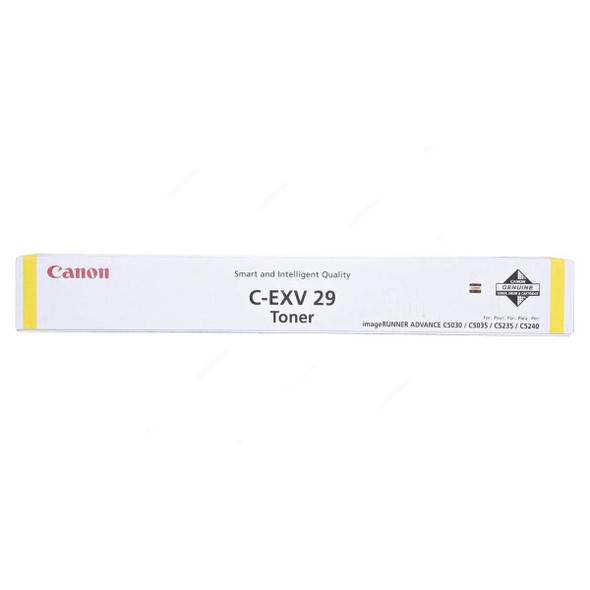 Canon Original Toner Cartridge, CEXV-29Y, 27000 Pages, Yellow