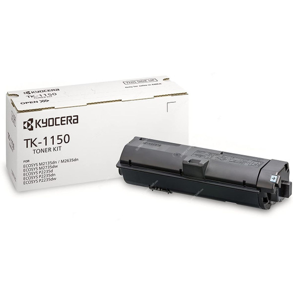 Kyocera Toner Cartridge, TK-1150, 3000 Pages, Black