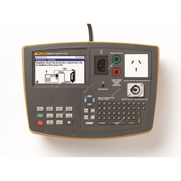 Fluke Portable Appliance Tester UK, 6500-2-UK, 500VDC