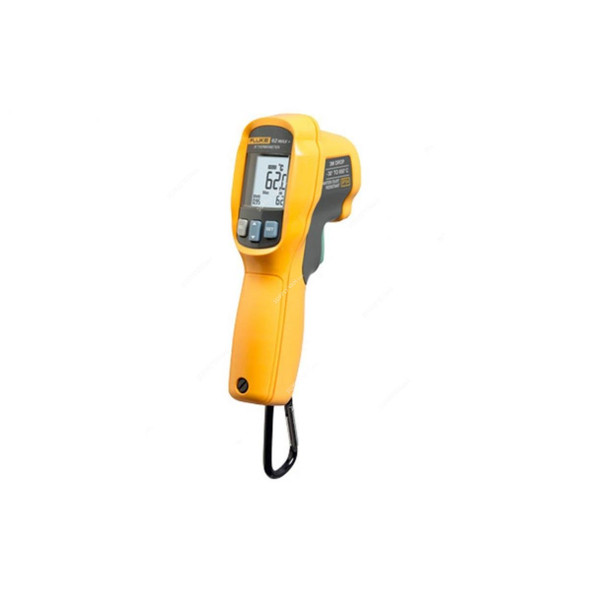 Fluke Handheld Infrared Thermometer, 62-MAX-plus, -30 to 650 Deg.C