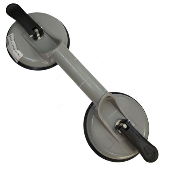 Double Suction Glass Vacuum Lifter And Dent Puller, 12CM, Grey