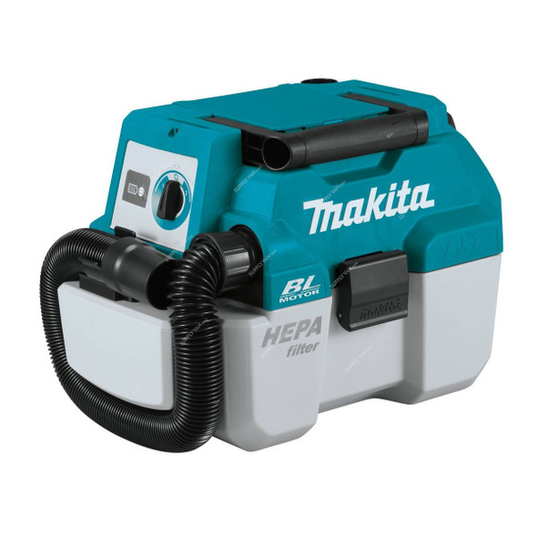 Makita Wet/Dry Dust Extractor, DVC750LZX1, 18V