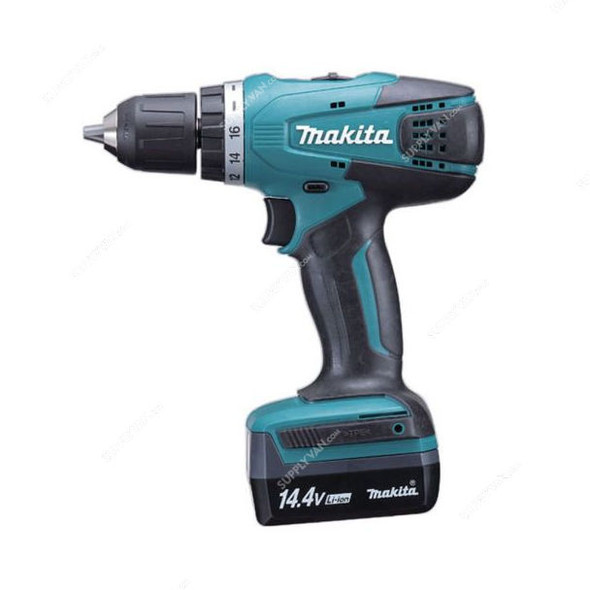 Makita Cordless Driver Drill, DF347DWE, 10MM, 14.4V