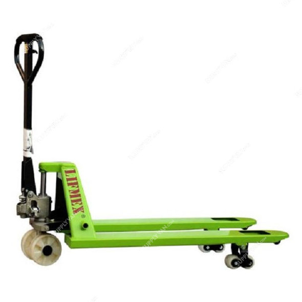 Lifmex Galvanized Hand Pallet Truck, LGPT2-5T, 540MM Fork Width x 1100MM Fork Length, 2500 Kg Weight Capacity