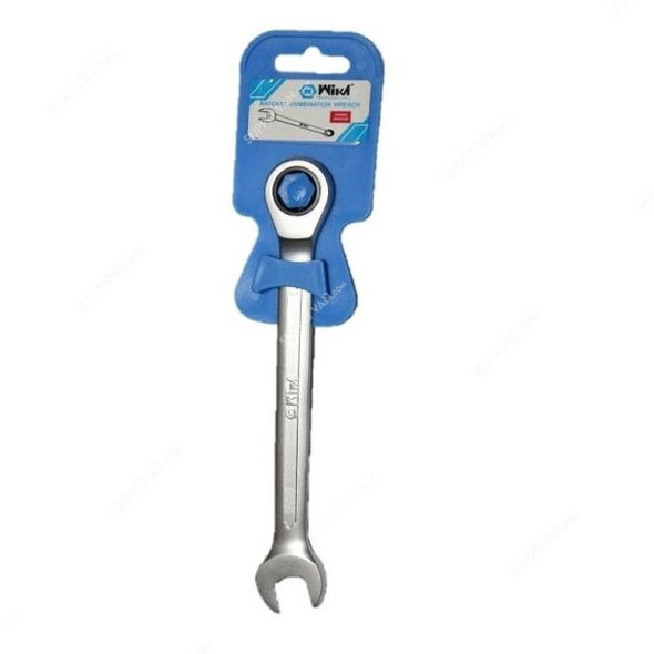 Wika Ratchet Combination Spanner, WK16112, Forged Steel, 12MM