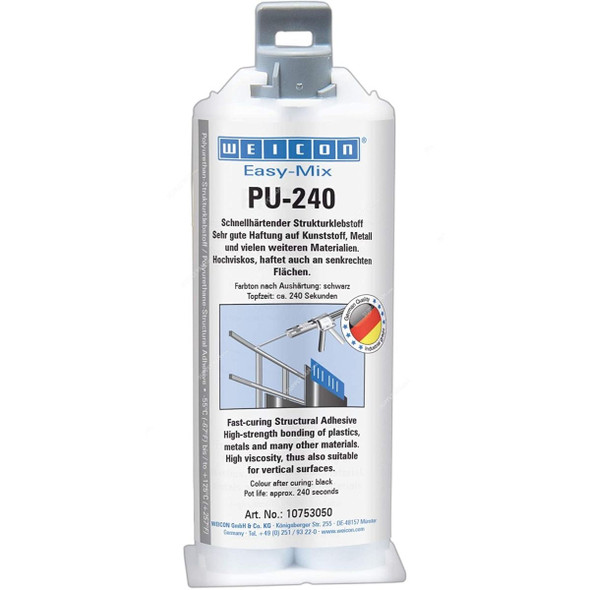 Weicon Easy-Mix PU-240 Polyurethane Adhesive, 10753050, 50ML