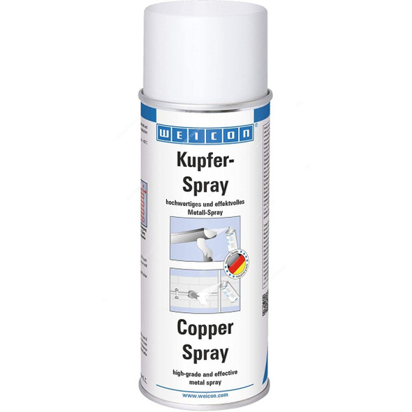 Weicon Copper Spray, 11101400, Metallic Copper, 400ML