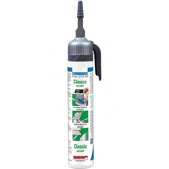 Weicon Flex 310 M Classic MS-Polymer Adhesive, 13304200, 200ML, Black