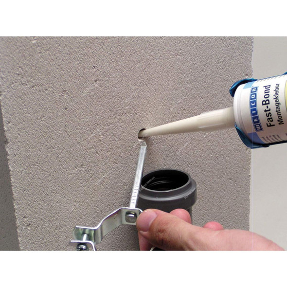 Weicon Fast-Bond Assembly Polyurethane Adhesive, 13309310, 310ML, Beige