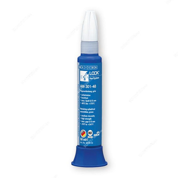 Weicon AN 301-48 Retaining Cylindrical Assemblies, 30148150, Weiconlock, 50ML