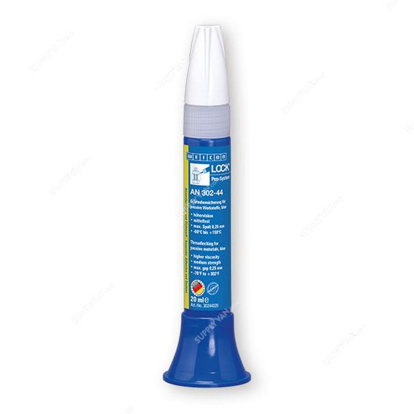 Weicon AN 302-44 Threadlocking Adhesive, 30244020, Weiconlock, 20ML