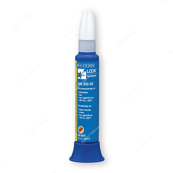 Weicon AN 302-62 Threadlocking Adhesive, 30262150, Weiconlock, 50ML