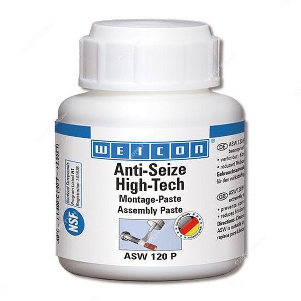 Weicon Anti-Seize High-Tech Assembly Paste, 26100012, 120GM