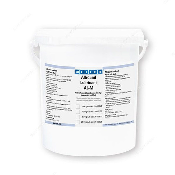 Weicon AL-M High Performance Grease, 26400500, 5 Kg