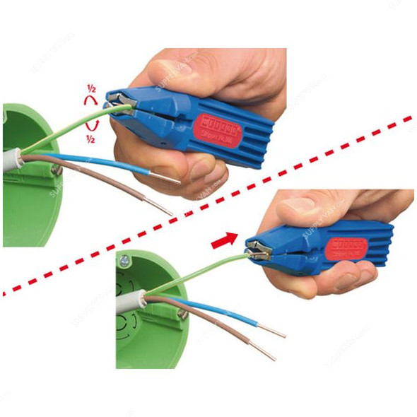 Weicon No. 100 Wire Stripper, 51000100, 4 to 13MM Wire Capacity