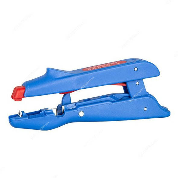 Weicon Mini-Duo Automatic Wire Stripper, 51000150, 0.5 to 6 SQ.MM Capacity, Blue