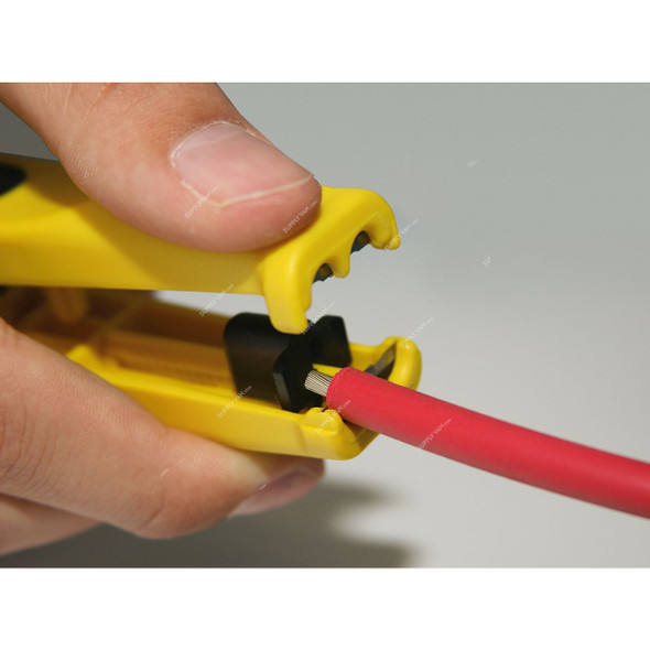 Weicon Mini-Solar Wire Stripper, 52002003, 1.5 to 6 SQ.MM Capacity, Yellow