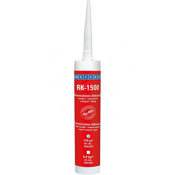 Weicon RK-1500 Structural Structural Acrylic Adhesive, 10563330, 310GM