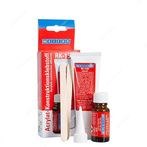 Weicon RK-1500 Structural Structural Acrylic Adhesive, 10563860, 60GM